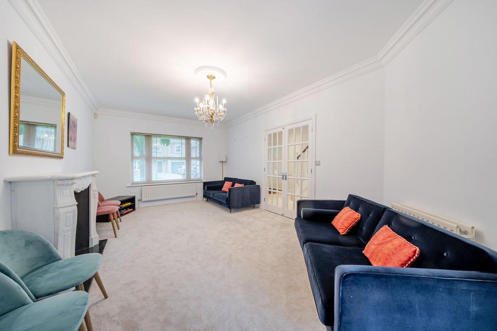 Living room, fireplace