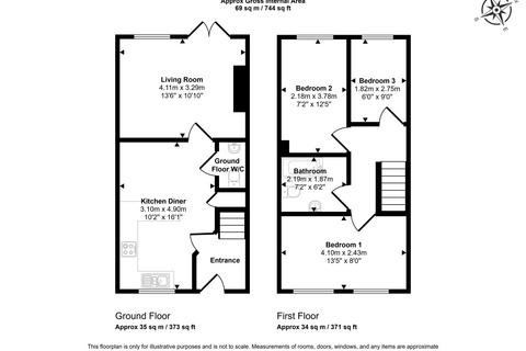 3 bedroom semi-detached house for sale, Henderson Avenue, Wheatley Hill, Durham, Durham, DH6 3RZ