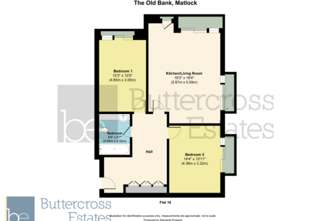 2 bedroom apartment for sale, The Old Bank, Snitterton Road, Matlock