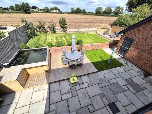 Rear garden