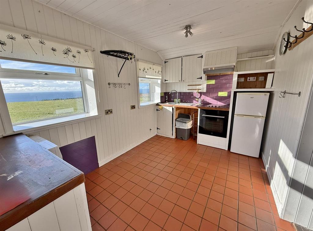 Kitchen from the rear door