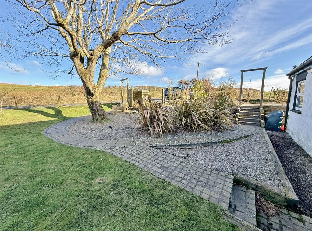 Front gardens towards parking area