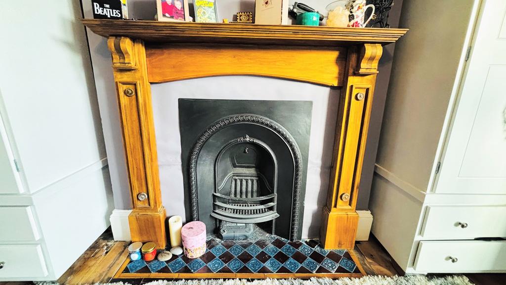 Fireplace in Bedroom One