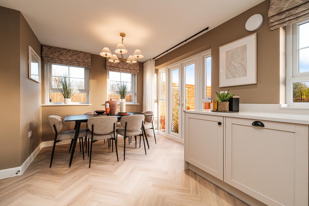 Interior view of the kitchen & dining in our 4...