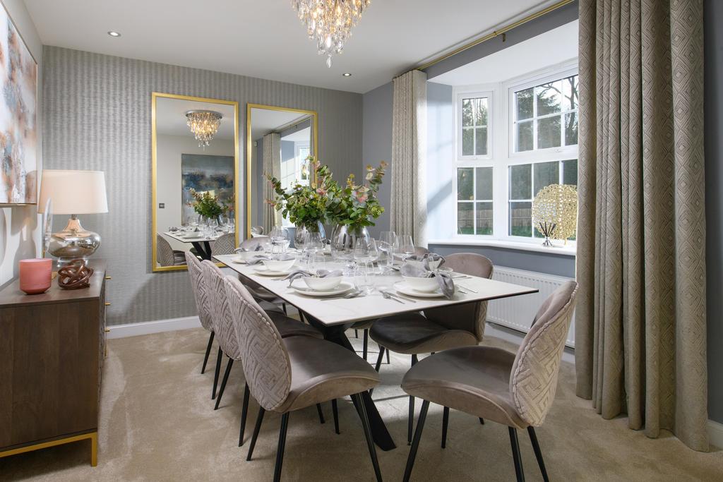Internal image of the dining room The Fewston