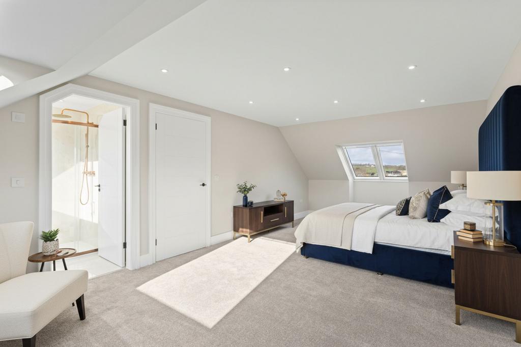 Virtually Staged Bedroom One