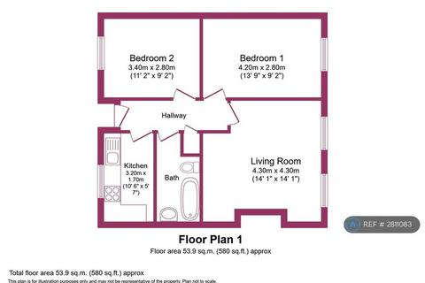 2 bedroom flat to rent, Redmires Court, Salford, M5