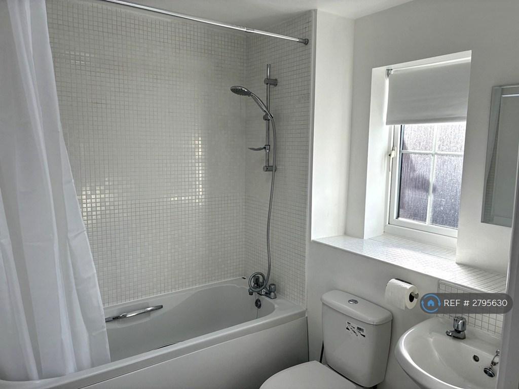 Modern Bathroom With Shower Over Bath