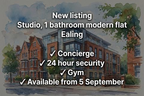 Studio to rent, Western Avenue