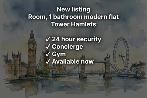 Flat share to rent, Leman Street