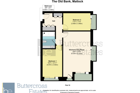 2 bedroom apartment for sale, The Old Bank, Snitterton Road, Matlock