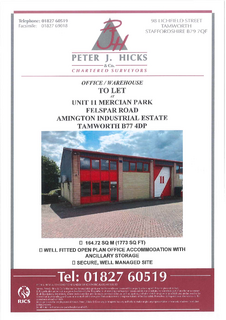 Industrial development to rent, Felspar Rd Tamworth B77 4DP