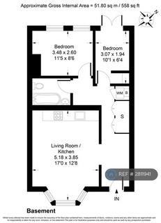 2 bedroom flat to rent, Farnham Road, Guildford, GU2