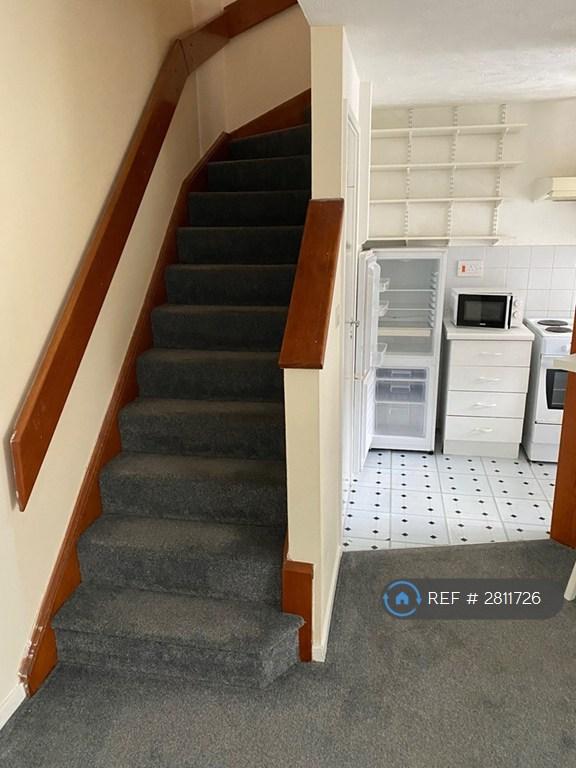 Stairs To Bedroom And Bathroom.
