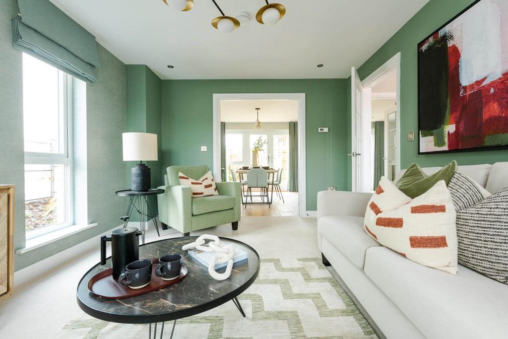 A bright airy lounge gives you a space to spend...