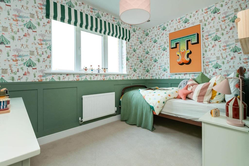 A fourth bedroom can be used as a nursery or...