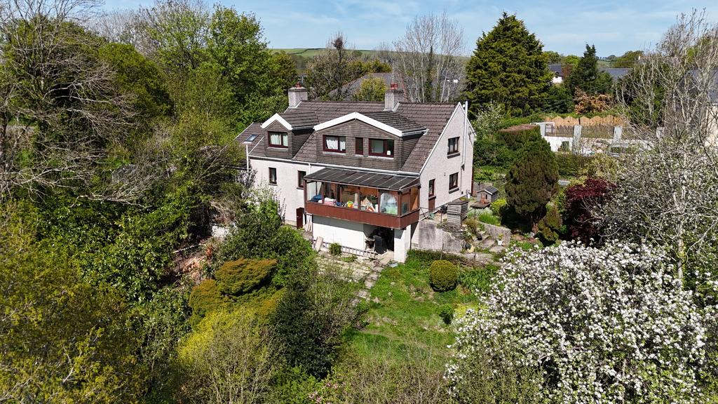 Rear of property