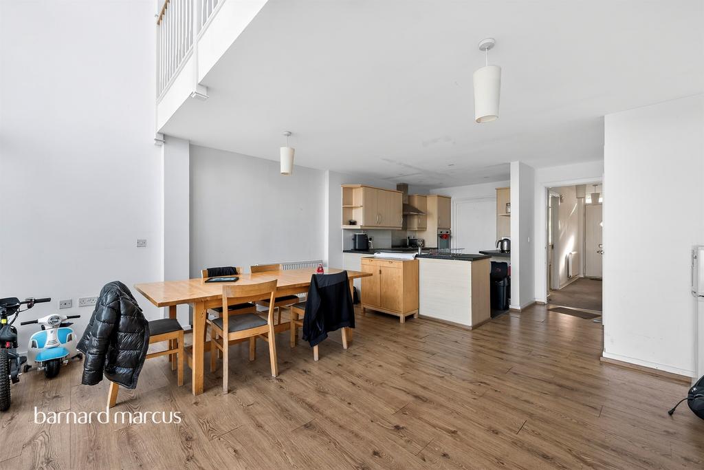 Open-plan living area, open plan living