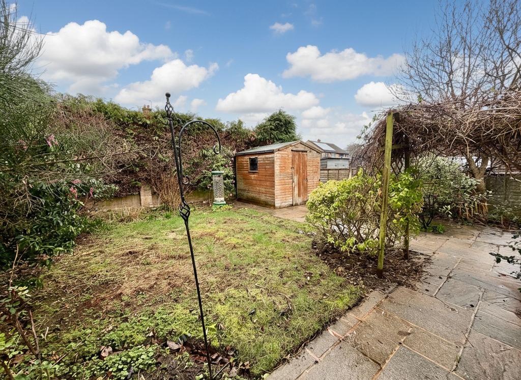 Rear garden