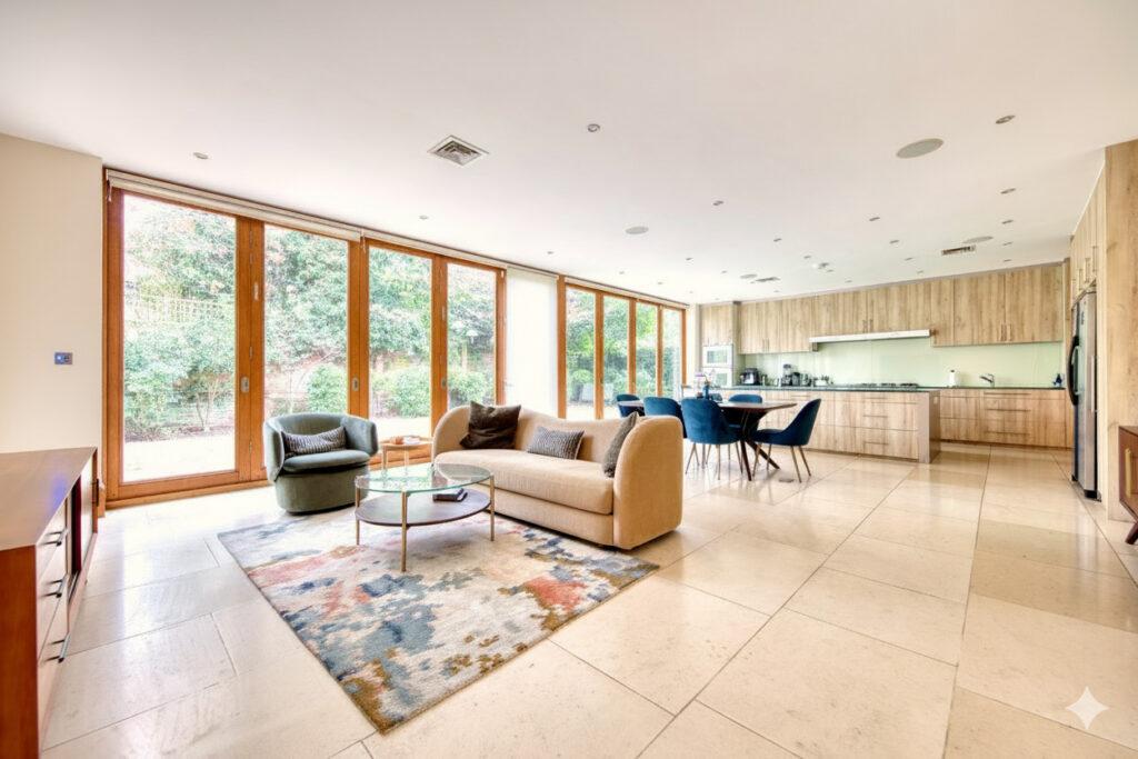 Living room, open plan living