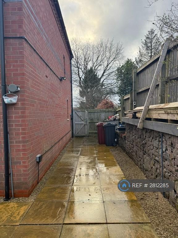 Side Gate And Storage Shed