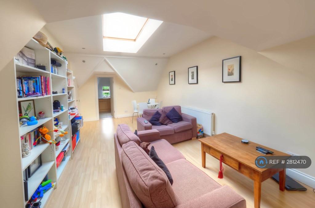 Living Room With Previous Tenant's Furniture