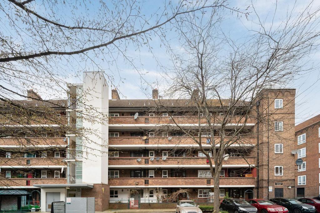 Apartment building facade, block of apartments