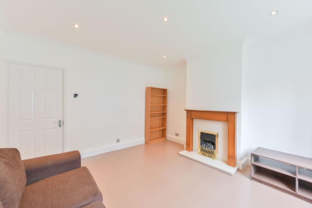 Living room, fireplace