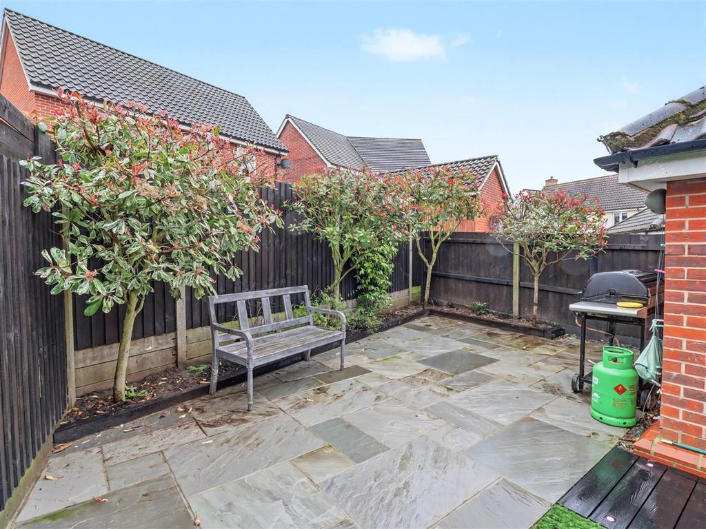Rear patio