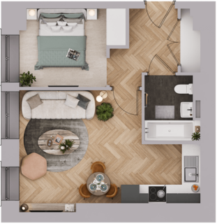 undefined, Apartment 13 at The Old School House, Fence Avenue,  SK10