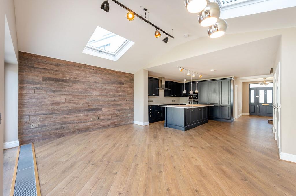 Open-plan living area, open plan living