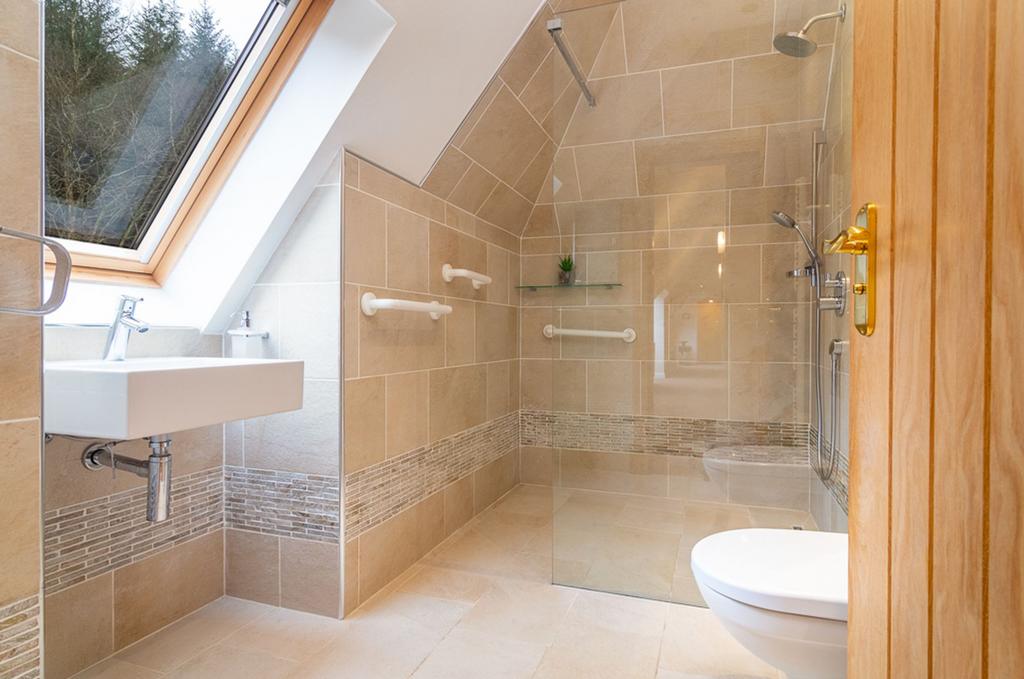 Upstairs shower room