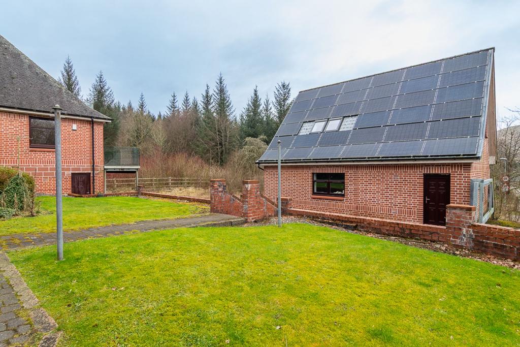 Detached double garage