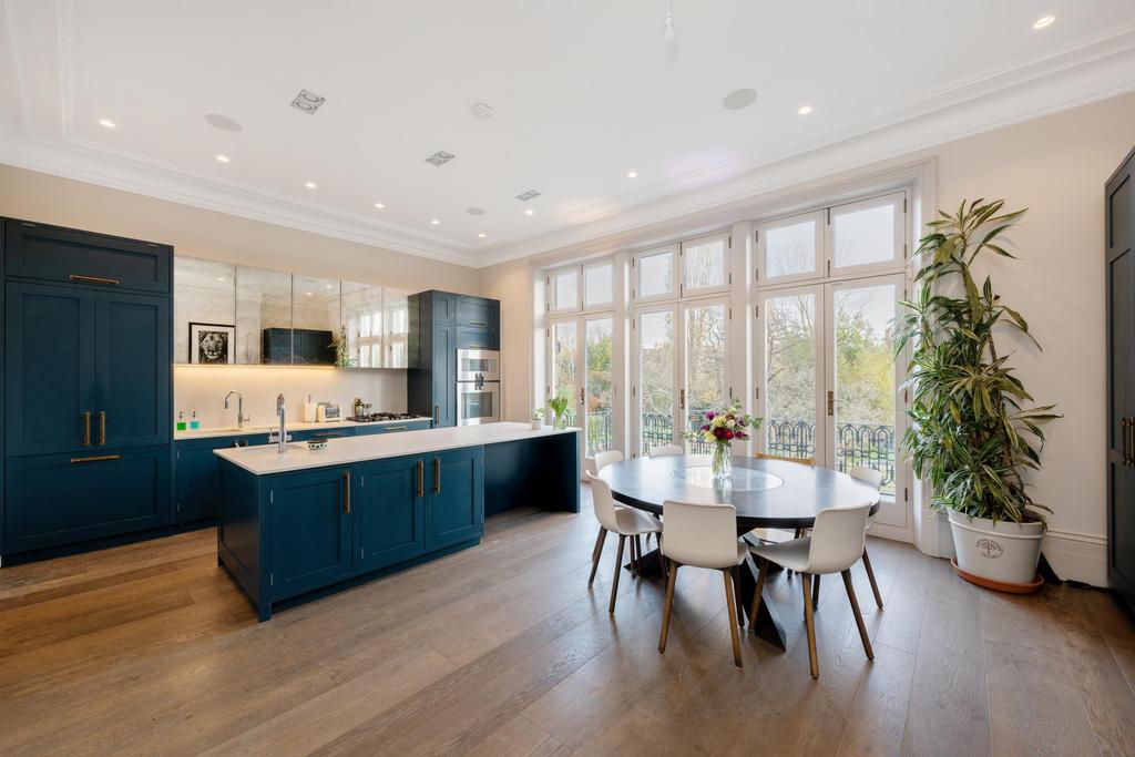 Open-plan living area, open plan living