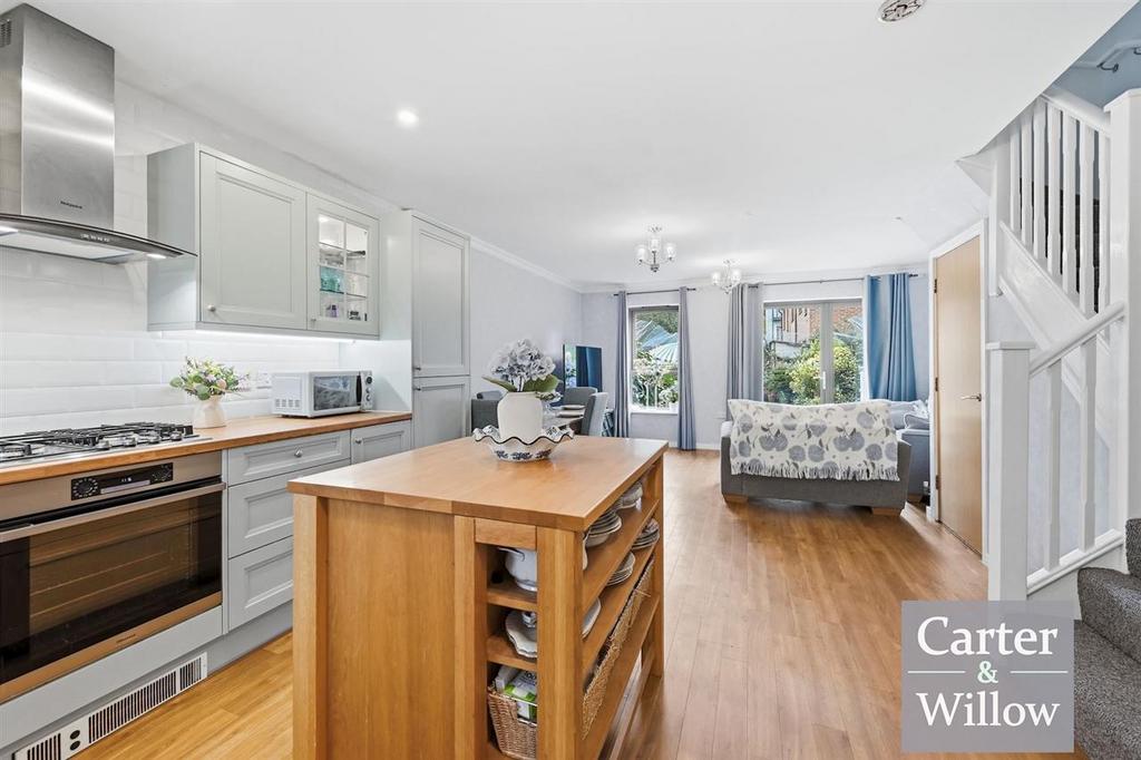 Open plan kitchen