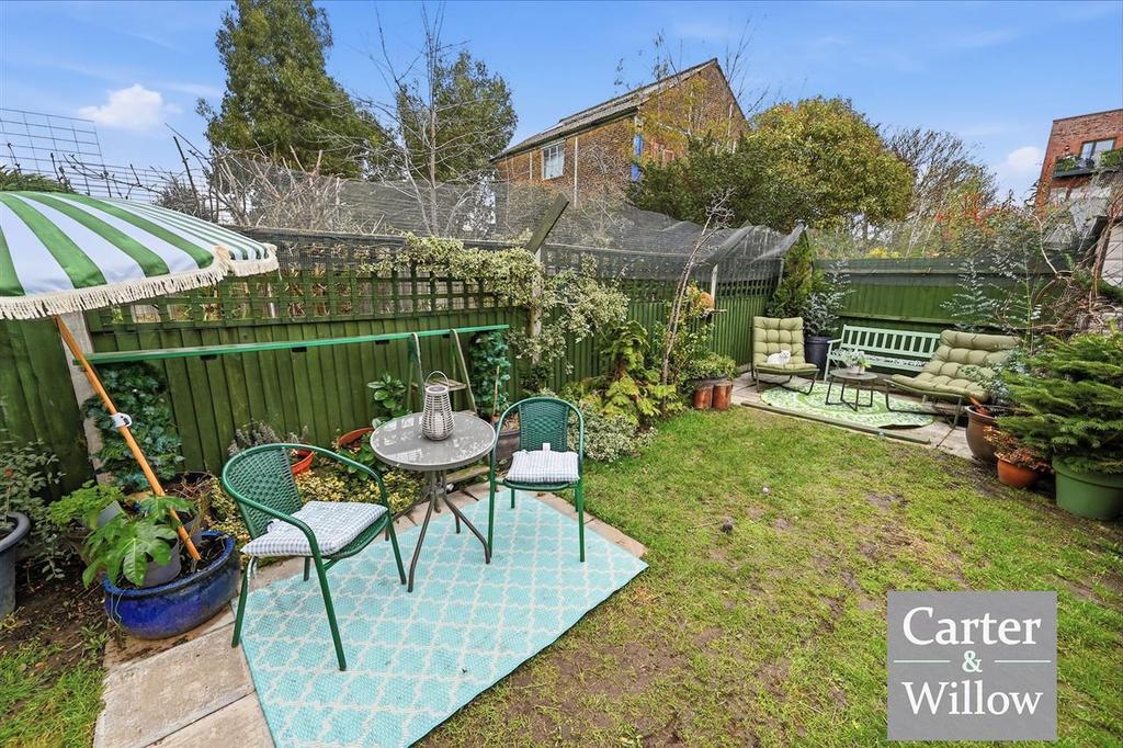 Private rear garden