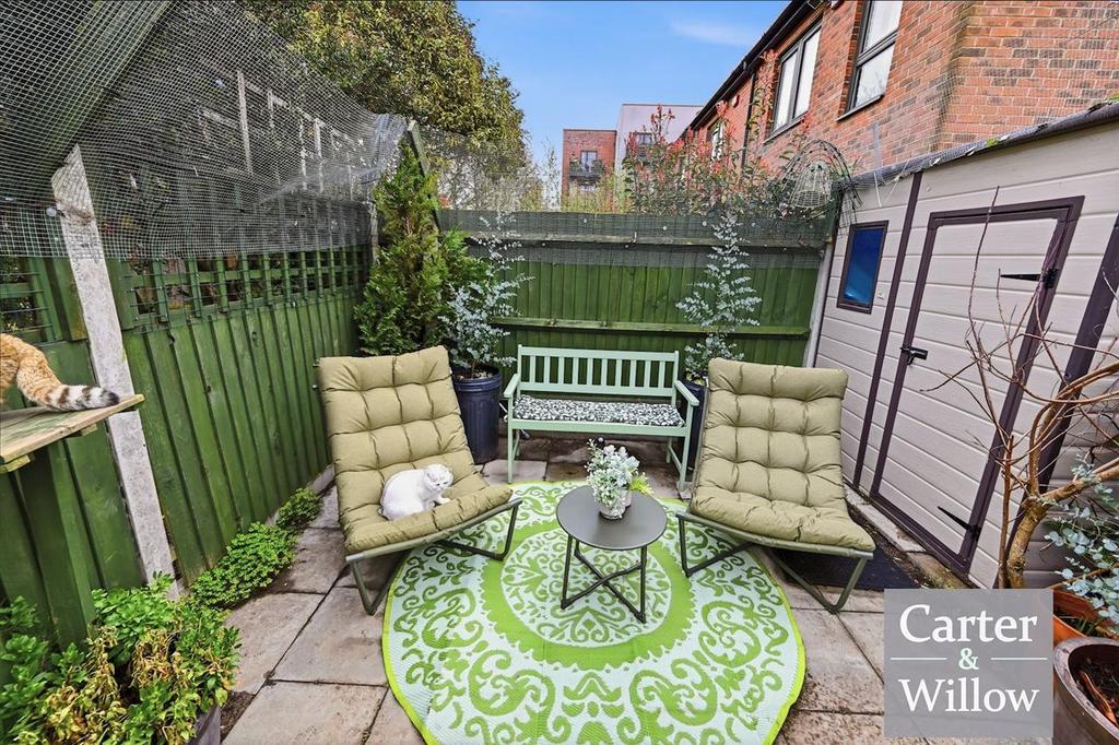 Private rear garden