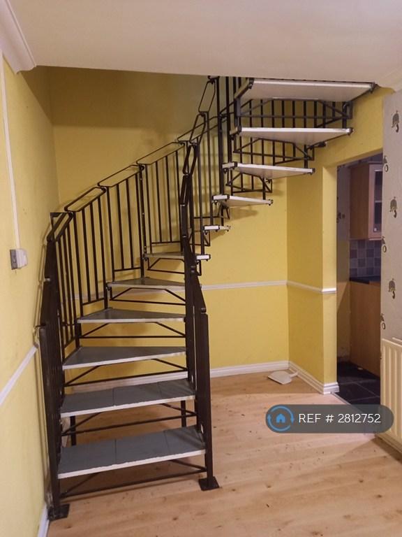 Staircase To Upstairs Bedroom And Bathroom