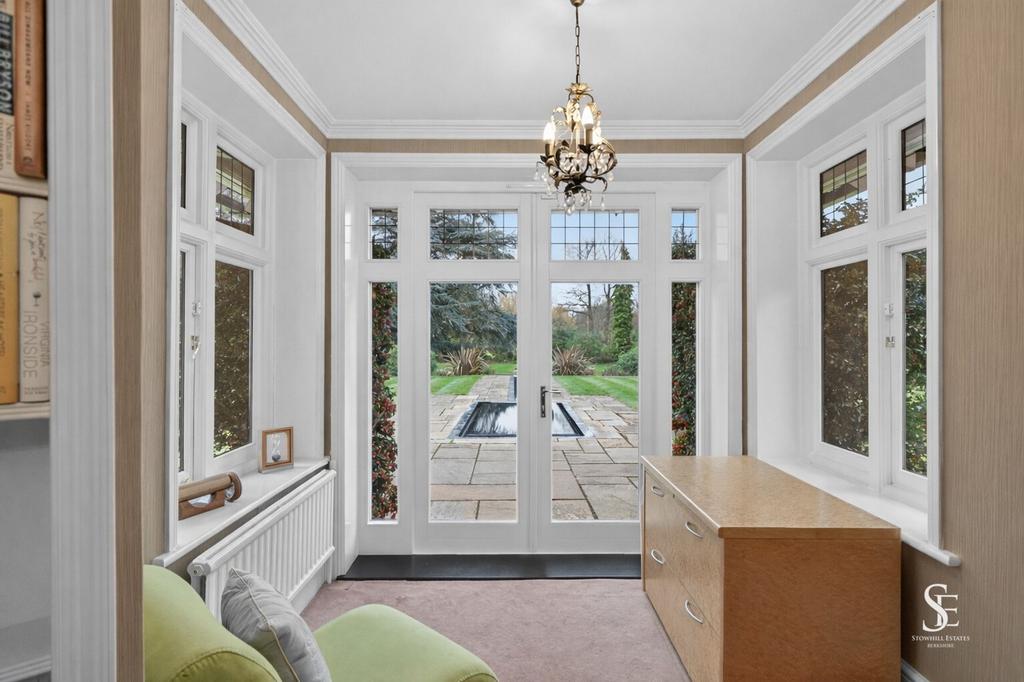 Study doors to Garden