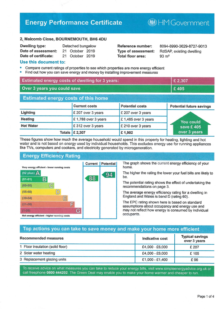 Energy Performance Certificate