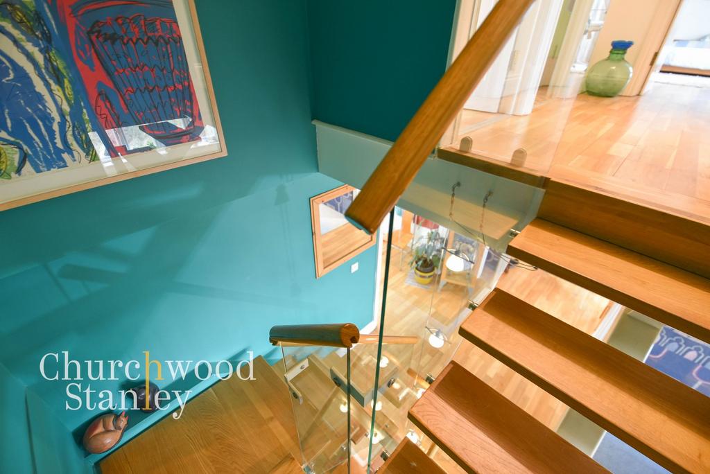 Stairs to second floor