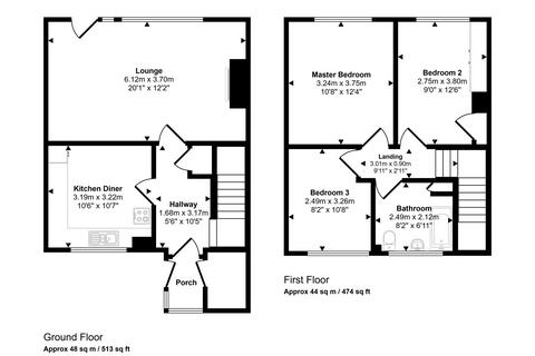 3 bedroom terraced house for sale, Granville Road, Peterlee, Durham, SR8 5RG