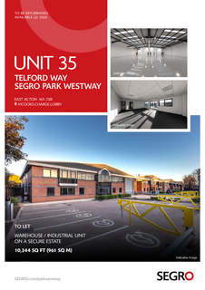 Warehouse to rent, 35-37 Brunel Rd London W3 7XR