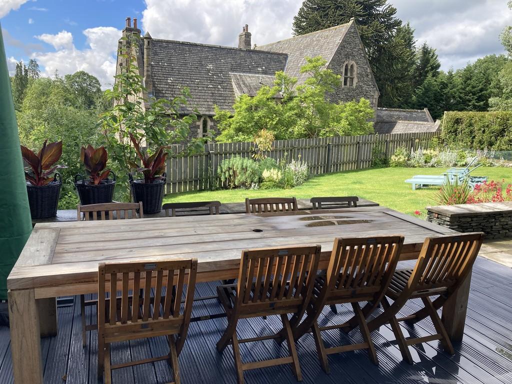 Deck and garden views