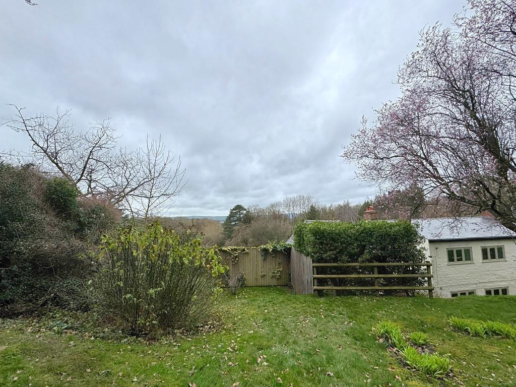 Outlooks from rear garden