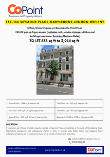 Office to rent, 134-136 Seymour Pl London W1H 1NT