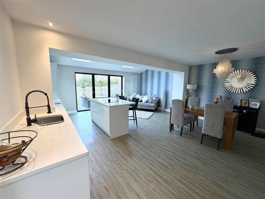 Open Plan Kitchen Living Dining Area