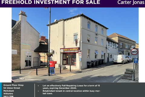 Retail property (high street) for sale, 54 Union St Melksham SN12 7PR