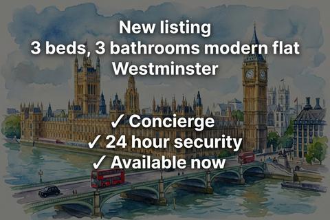 3 bedroom flat to rent, Rutland Gate