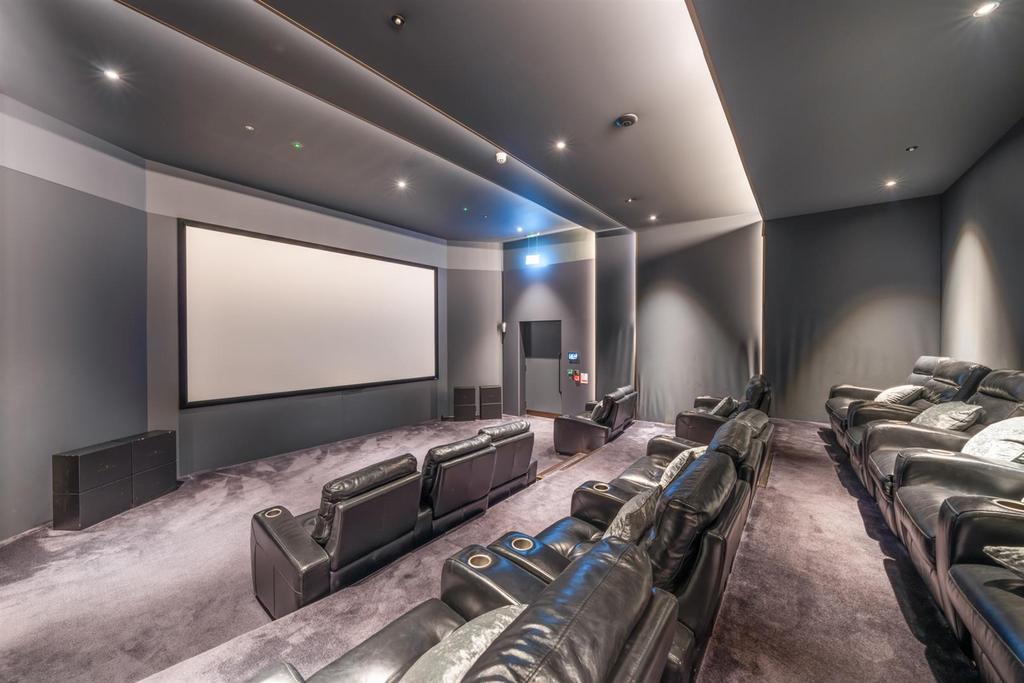 Private cinema room for residents in the West End
